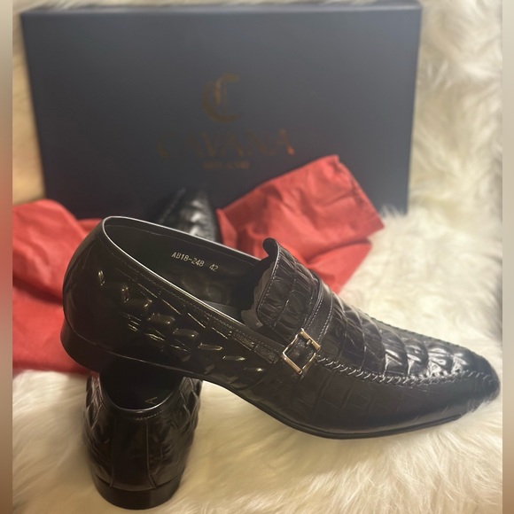 Men’s Leather Slip On Loafers Dress Shoe. US Size 8.5. EU SIZE 42 - Picture 2 of 10